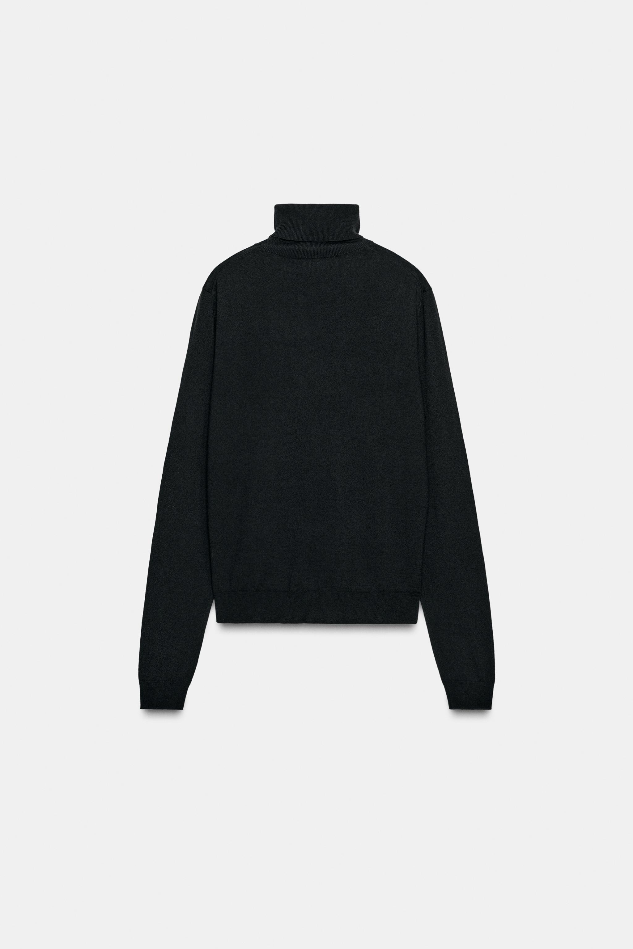 WOOL BLEND HIGH-NECK JUMPER